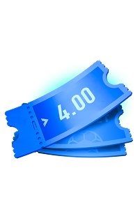 Place a multiple bet with min. odds 4